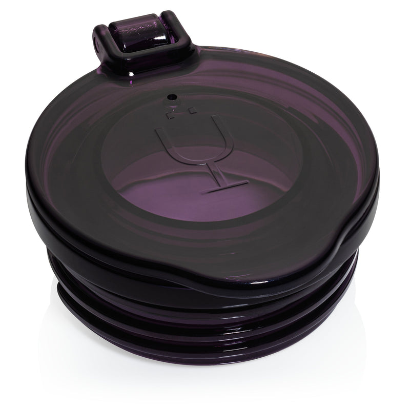 Champagne Flute Replacement Lids | (Clear, Purple & Black) - Daily Travel Cover