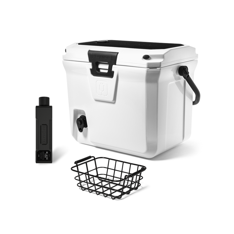 Br Tank 20-Quart Grab + Go Cooler Bundle | Ice White - Active Table Collection