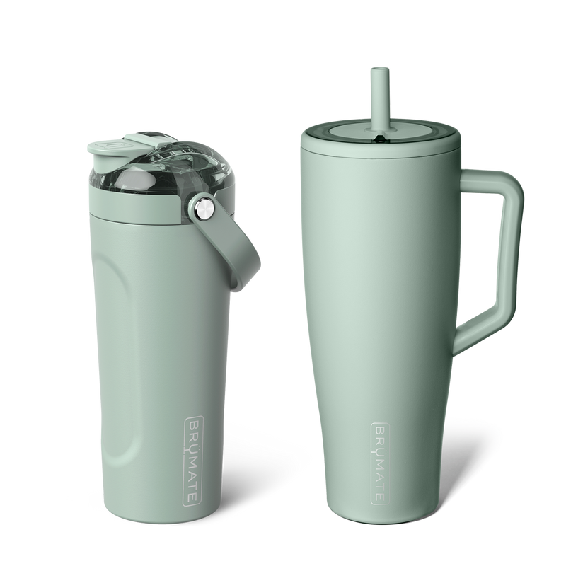 Shake + Glow Bundle | Sage | 40oz/25oz - Weekend Pack
