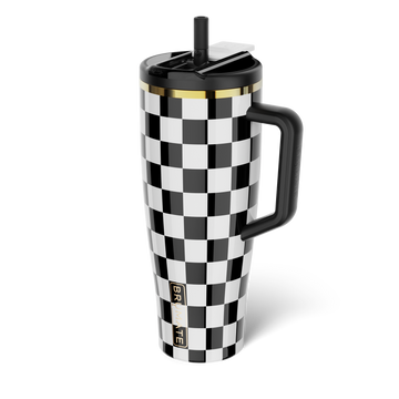 Era Flip 40oz | Black & White Checker - Active Studio Cup