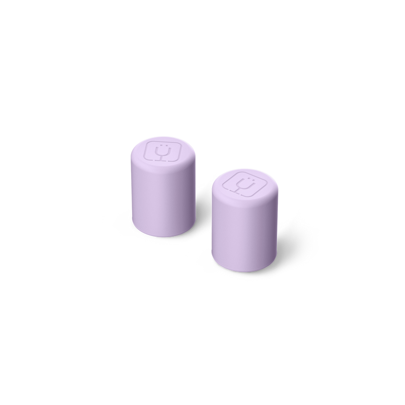Magnetic Straw Cover | Lavender | 2-Pack - Home Travel Guard