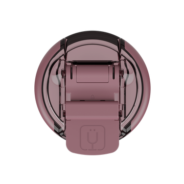 Strova OctaLock Lid 18oz | Rose Taupe - Easy Desk Use
