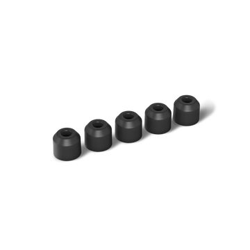 Paragon Replacement Mouth Piece - Black (Pack of 5) - Premium Spare Cover