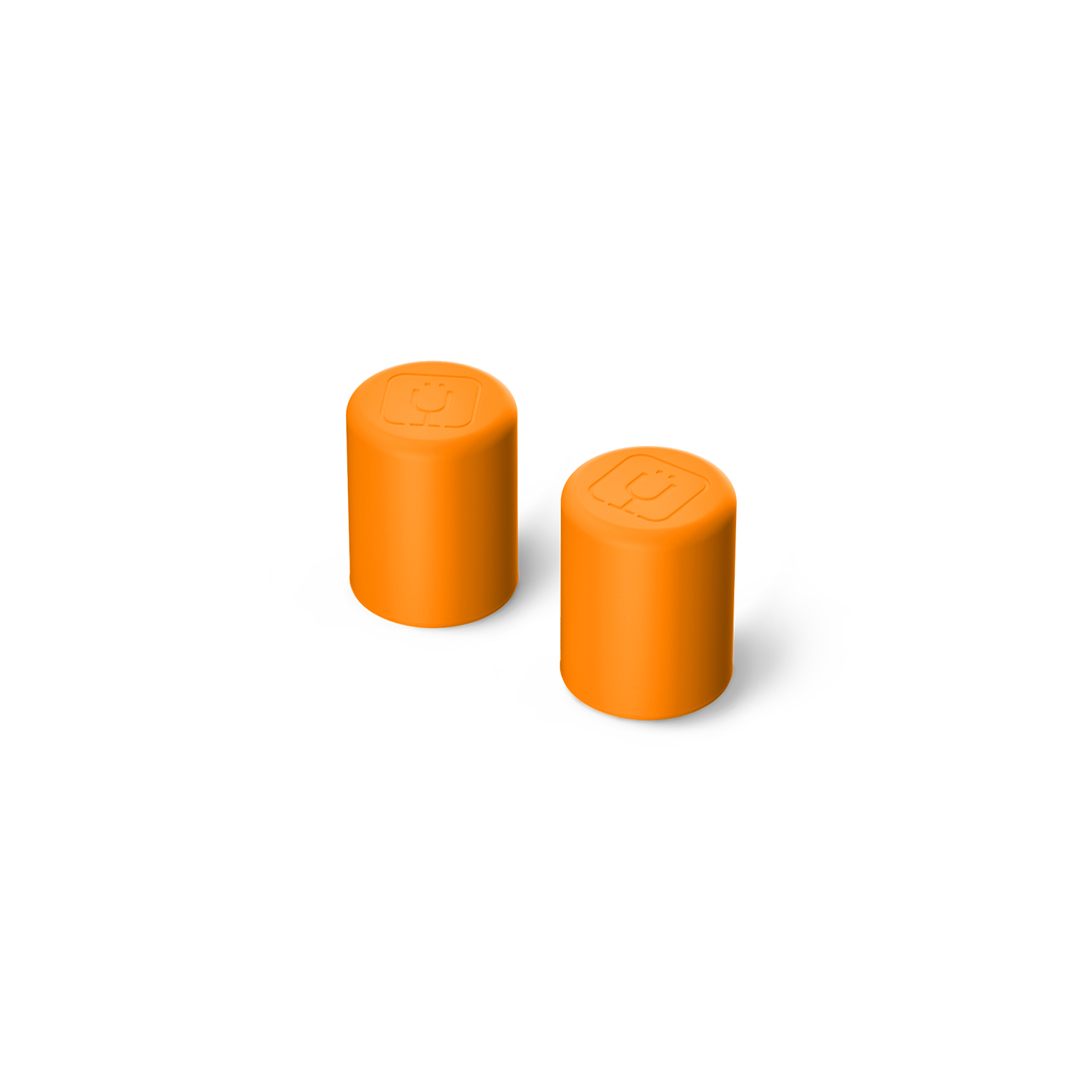 Magnetic Straw Cover | Clementine | 2-Pack