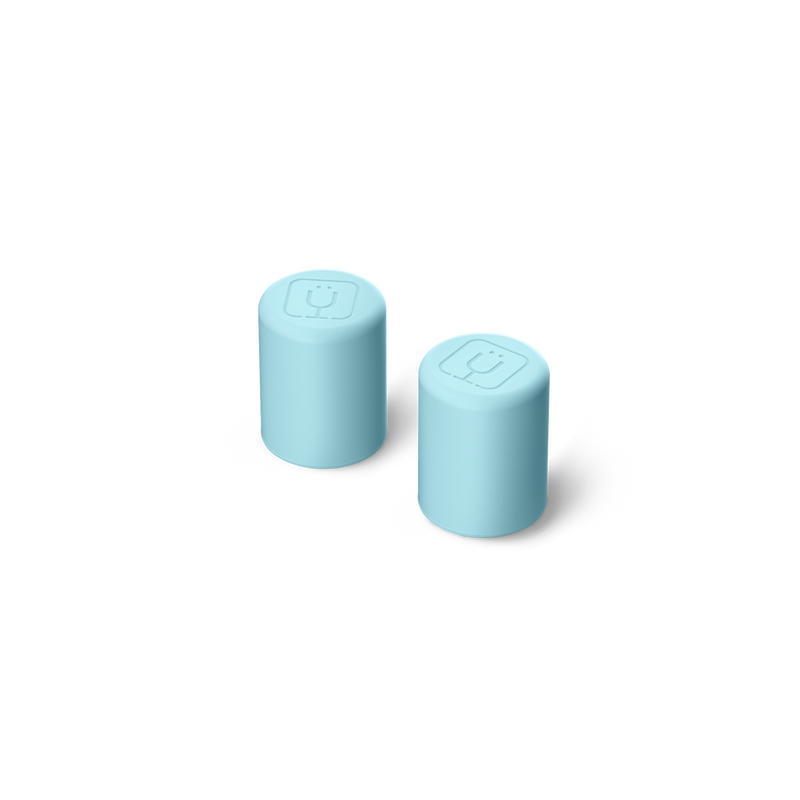 Magnetic Straw Cover | Glacier | 2-Pack - Quick Lid Use