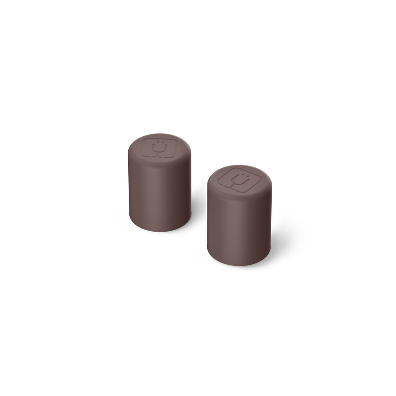 Magnetic Straw Cover | Java | 2-Pack - Smooth Carry