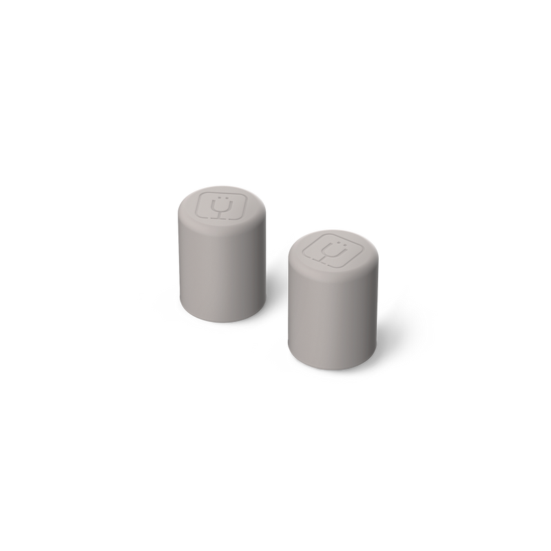 Magnetic Straw Cover | Mocha | 2-Pack - Spare Home Guard