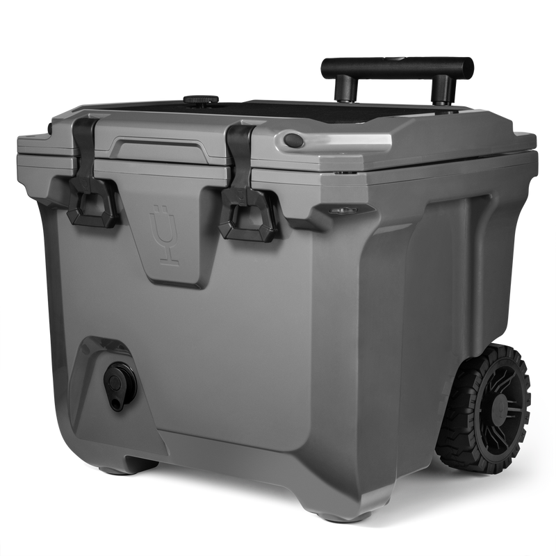 Br Tank 35-Quart Rolling Cooler | Charcoal - Modern Day Trip Load