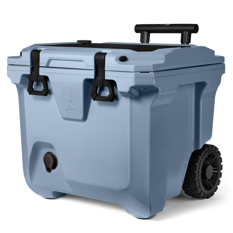 Br Tank 35-Quart Rolling Cooler | Denim - Quick Patio Pack