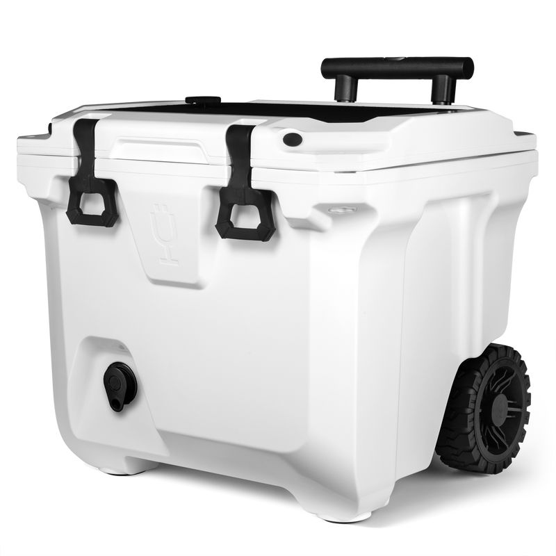 Br Tank 35-Quart Rolling Cooler | Ice White - Classic Outdoor Trip