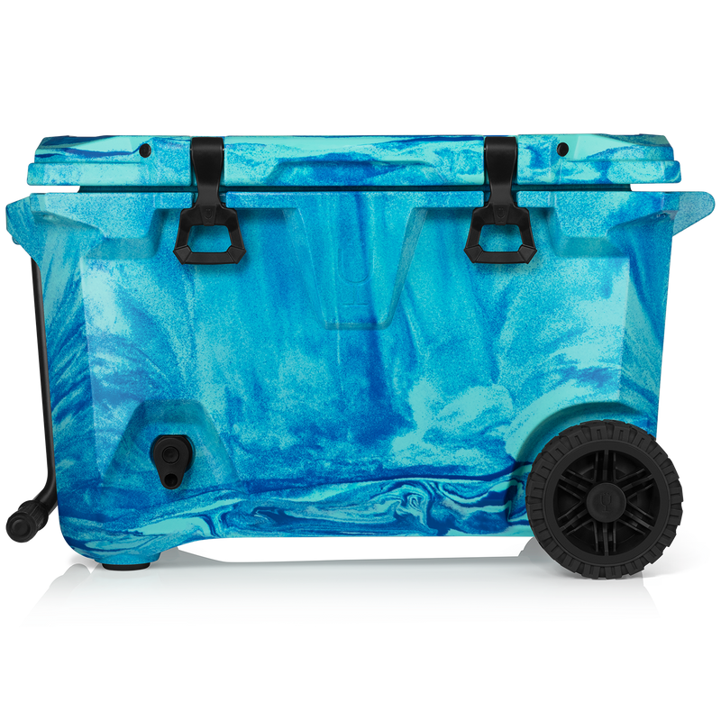 Br Tank 55-Quart Rolling Cooler | Ocean Swirl - Active Road Haul