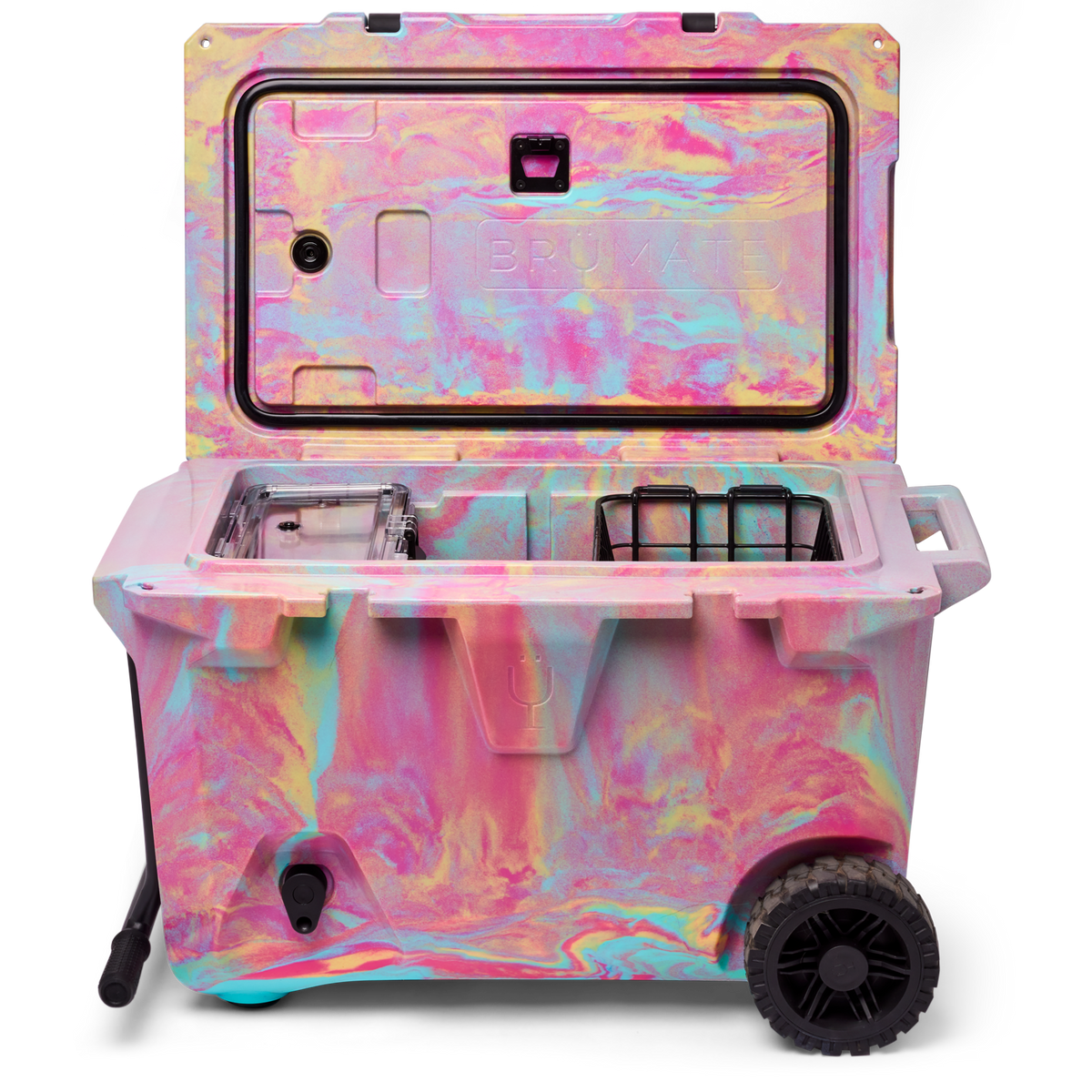 Br Tank 55-Quart Rolling Cooler