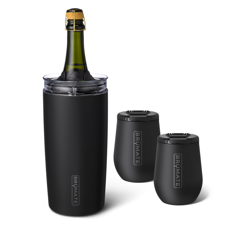 Bottle Chiller Bundle | Matte Black | 49/14oz - Premium Tailgate Collection