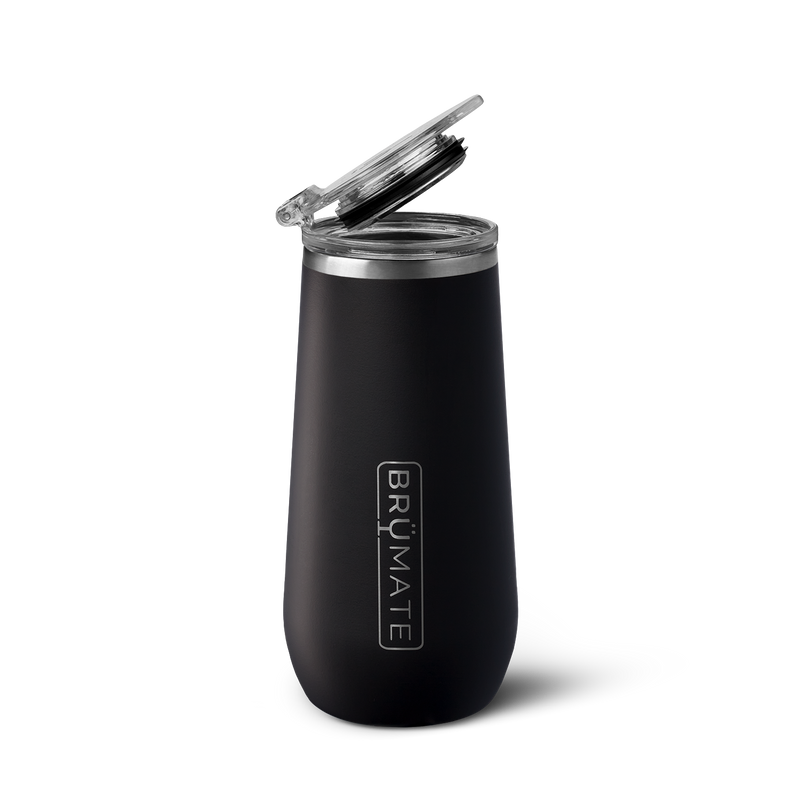 Champagne Flute | Matte Black | 12oz - Sunset Chill